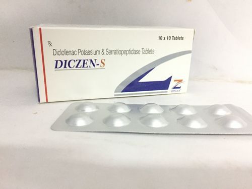 Tablets Diclofenac Potassium 50 Serratiopeptidase 10 Mg