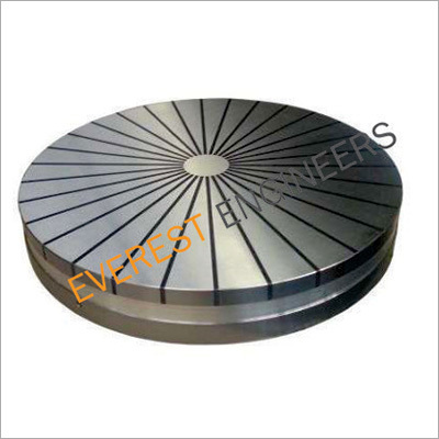 Magnetic Chuck - Nickel Coated, Round Shape, N38 Grade Steel Magnet | Radial Pole Type