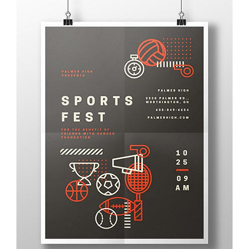 Poster Printing Service - High-quality Paper, Custom Sizes Available , Vibrant Color Options For Stunning Visuals