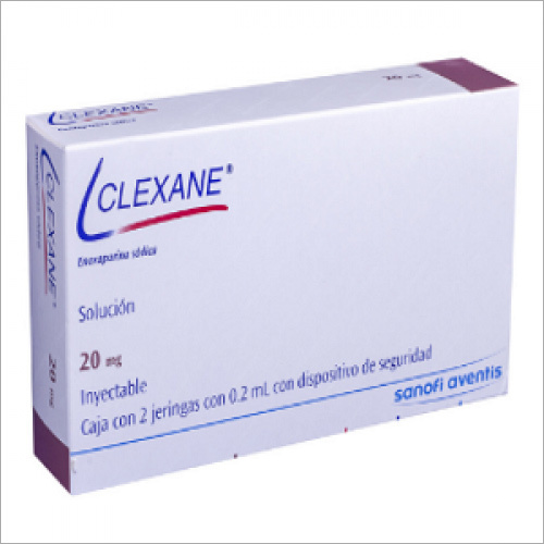 Caja Con 2 Jeringas Can 0.2 Ml (Clexane 20 Mg)