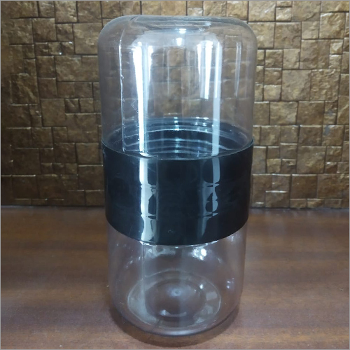 Round Plastic Jar - Transparent Plastic, Multiple Sizes Available | Air-tight Rust-proof Lid, Ideal For Gift Packaging