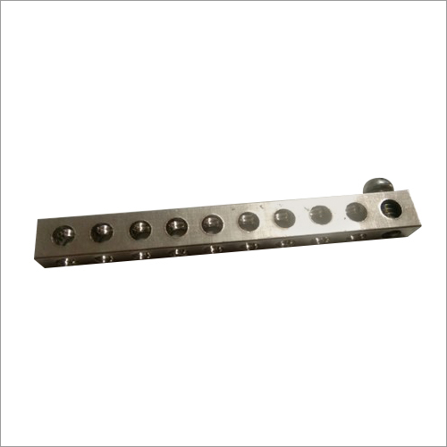 Brass Neutral Links - Variable Length , Variable Dimensions, Gold Finish, Multiple Holes | Efficient Electrical Wiring Connections For Industry Standard Applications