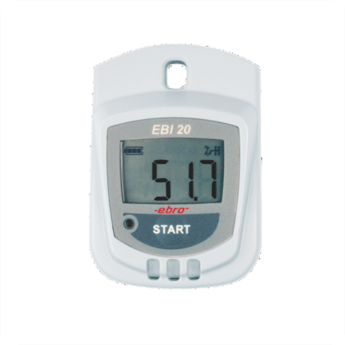 Temperature Data Logger - Digital LCD Display, Accuracy +/- 0.5°C (-20°C...+40°C) | Compact 69x48x22 mm Design