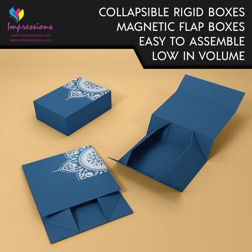 Rigid Box With Magnetic Flap
