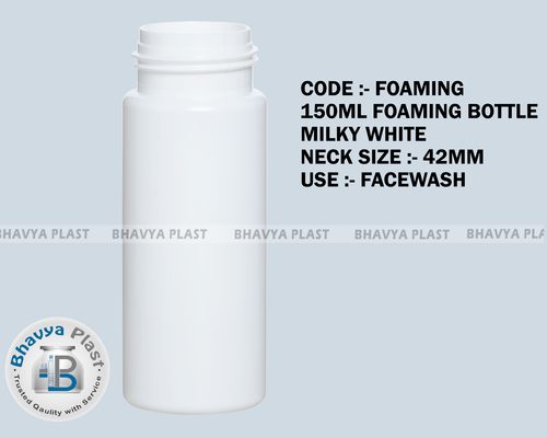 Pp 150Ml Foaming Bottle Milky White