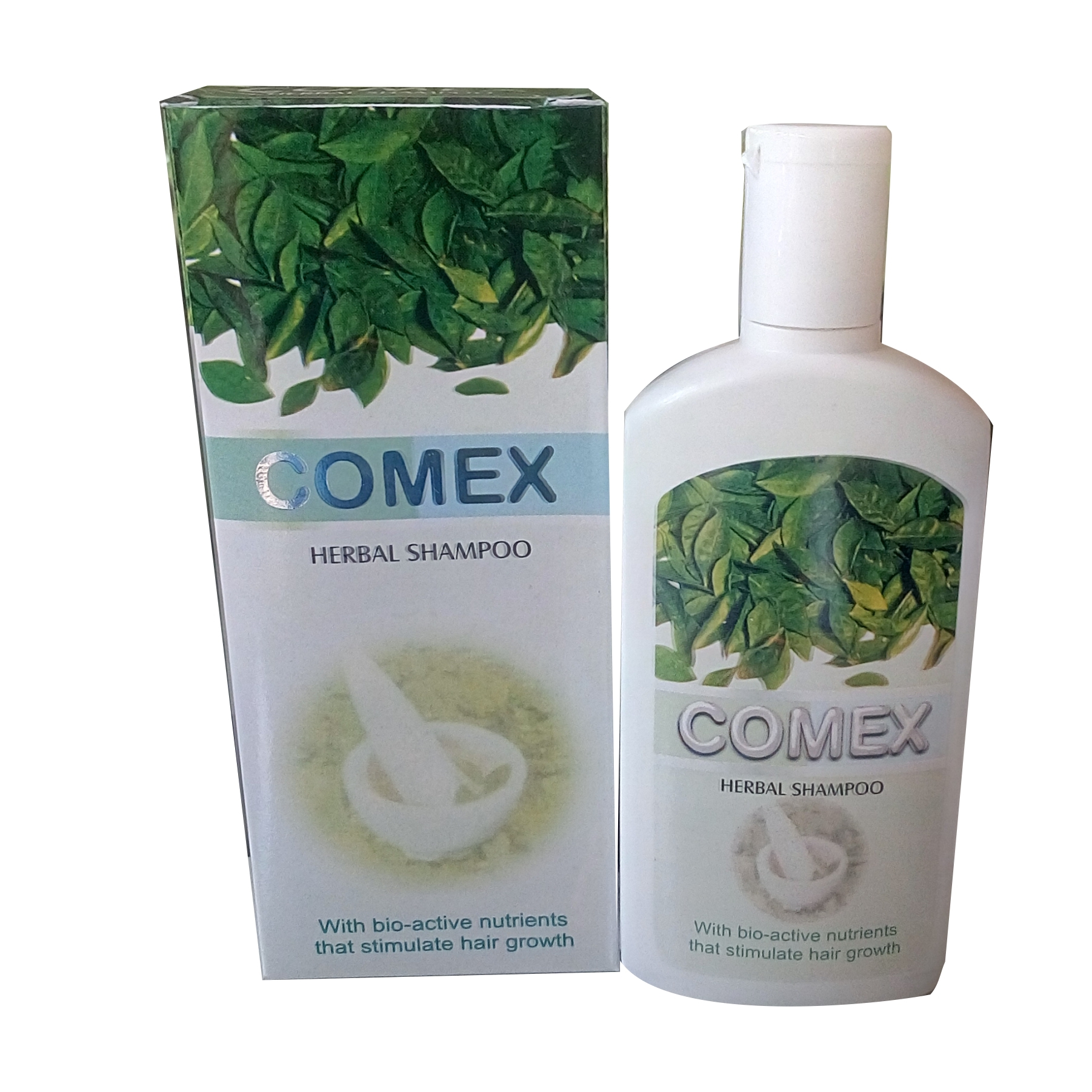 Comex Herbal Shampoo - 100 Ml Bottle, Sulphate Free, Green Color | Anti-dandruff, Boosts Hair Growth, Rejuvenates Hair Shine, For Dense & Healthy Hair