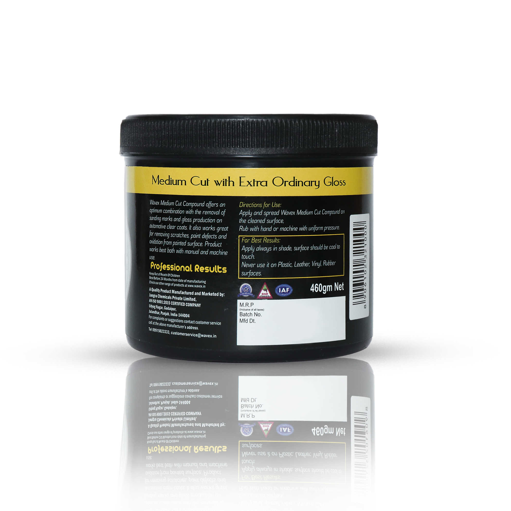 Wavex Medium Cut Rubbing Compound Plus Polish (460gm)