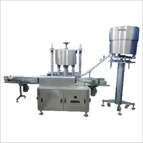 Silver Jet-Cap-4Hdrt Automatic Capping Machine