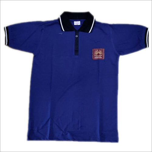 कॉटन स्कूल कॉलर टी-शर्ट्स
