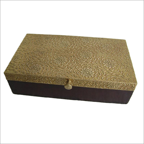Laser Engraved Wooden Gift Boxes - Natural Wood, 18 X 18 X 12 Inch, Multicolor Gemstone Painting | Decorative Rectangular Design
