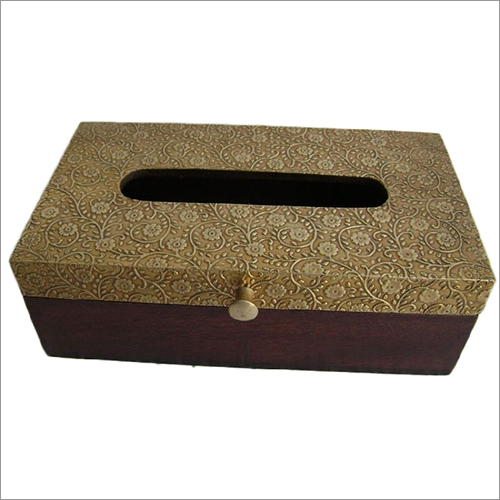 Laser Engraved Wooden Gift Boxes - Natural Wood, 18 X 18 X 12 Inch, Multicolor Gemstone Painting | Decorative Rectangular Design