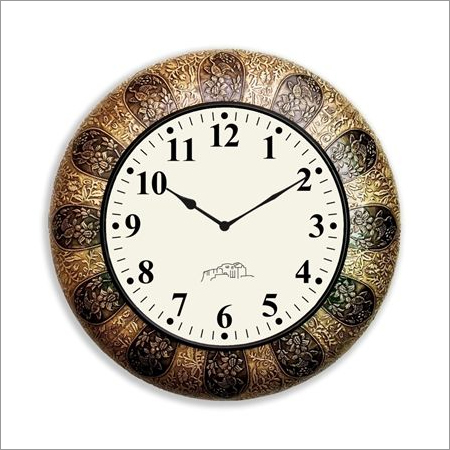 Multicolour Wooden Brass Wall Clock at 2199.00 INR in Jodhpur