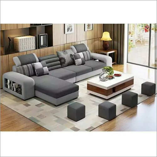 मल्टीकलर लिविंग रूम सोफा सेट