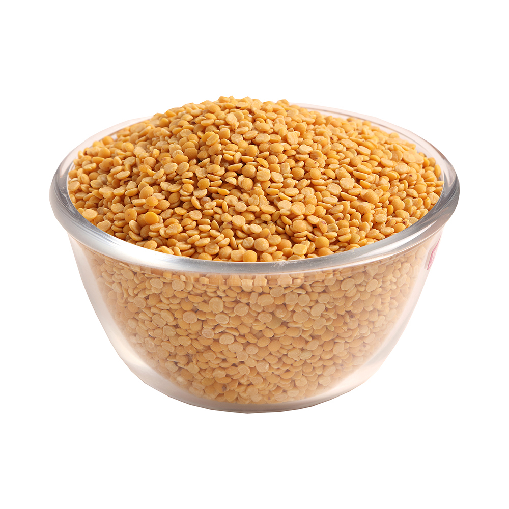 Toor Dal - Organic Dried Pigeon Peas, Yellow Split, 50 Lbs | 100% Purity, 3% Broken, 2% Admixture, 12% Moisture, Natural Grain Size