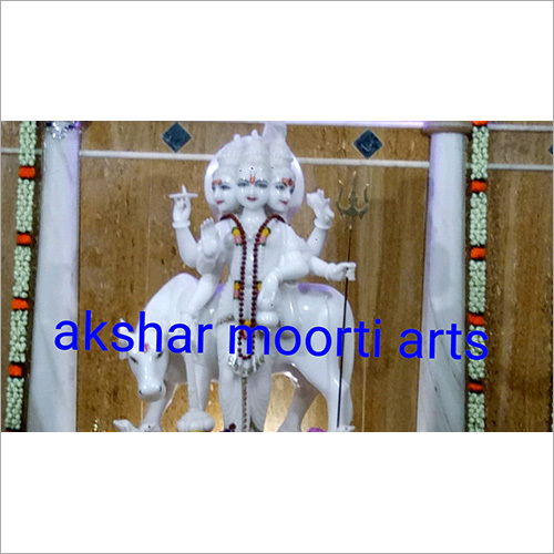 Durable Marble Dattatreya Statue