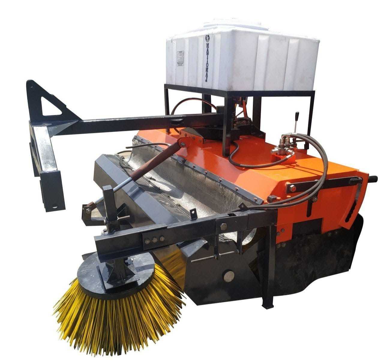Road Sweeping Machine - Color: Orange