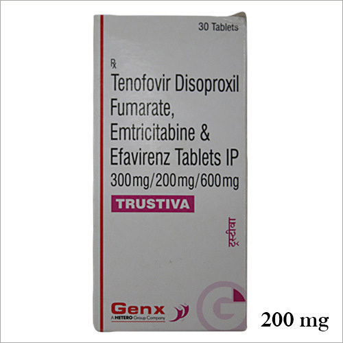 टेनोफोविर डिसोप्रोक्सिल फ्यूमरेट एमट्रिसिटाबाइन एफाविरेन्ज टैबलेट सामान्य दवाएं