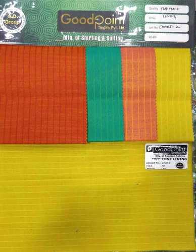 Two Tone Printed Kurti Fabric - Cotton, 95cm Fold, 44" Width, Orange Color | Soft Texture, Vibrant Colors, Easy to Sew, Stylish Look, Durable Fabric
