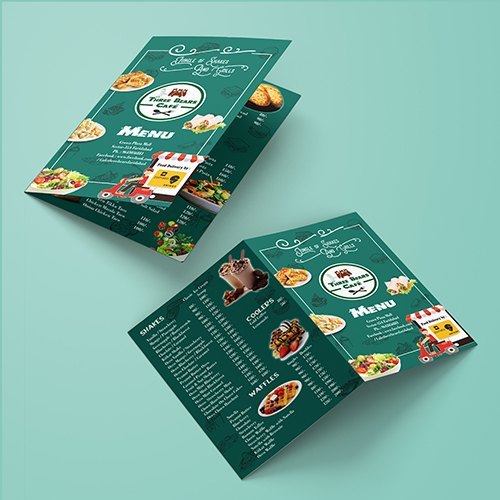Takeway Menu Cards Printing
