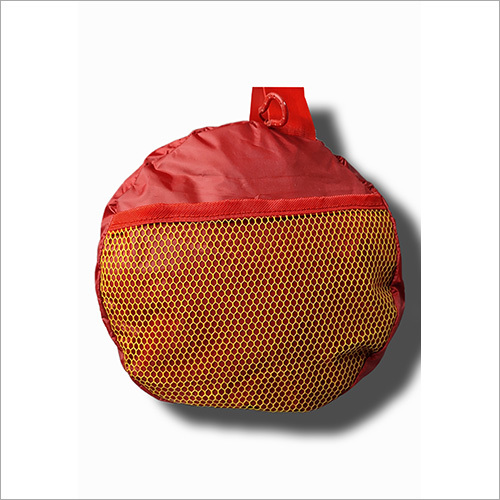 Red Round Duffle Bag