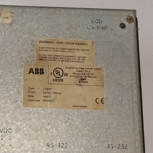 Abb Cp503 Hmi