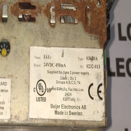 Beijer E615 03620a Hmi