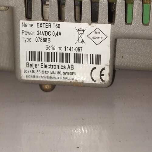 Beijer Exter T60 Hmi