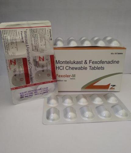 Tablets Fexofenadine 120 Mg Montelukast 10 Mg