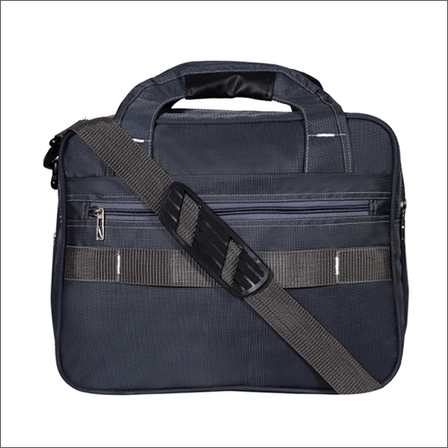 Black Office File Messenger Bag