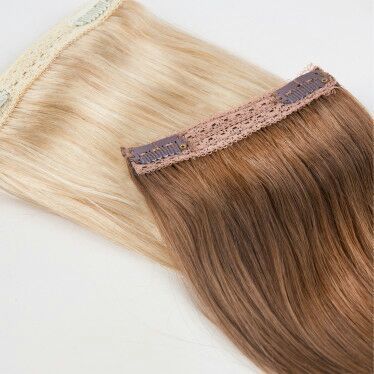Hair Extensions - Non Remy Indian Hair, Brown Color | Ideal for Women
