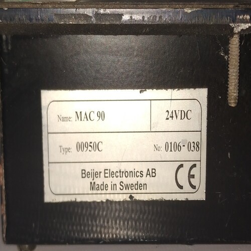 Beijer Mac 90 00950c Hmi