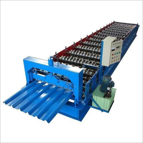 Industrial Metal Roofing Sheet Machine - 20 HP, Semi-Automatic Operation | Tough, Lightweight, Waterproof, PLC Controlled, 15 m/min Speed, 10-15 Ton/Day Capacity, 800-1000 mm Max Width