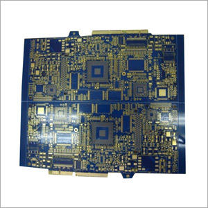 6L उच्च TG कठोर PCB नीले सोल्डरमास्क और इंपे के साथ