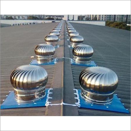 Wind Driven Turbo Ventilator - Color: Silver
