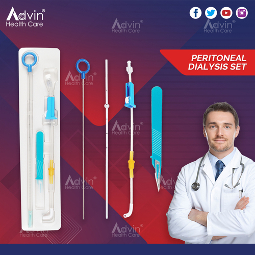 Peritoneal Dialysis Catheter Kit - Advanced Manual Operation , International Quality Standard for All Age Groups