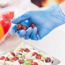 Vinyl Examination Gloves Blue - Vinyl Material, Size M And L, Transparent Color | Weight 4 Gm Approx Pr Pcs, Box Of 50 Pairs