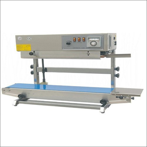 Continuous Sealer Machine - Max Load 3 Kg, Speed 0-12 m/min, Heat Sealing Type | Semi-Automatic, Industrial Application, New Condition, 35 Packs/Min Sealing Speed