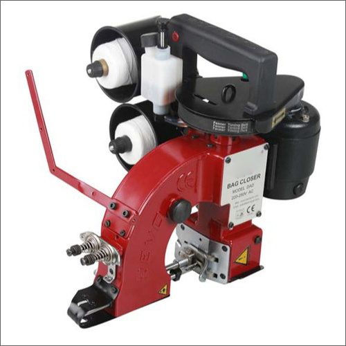 सेमी ऑटोमैटिक रेवो बैग क्लोजर सिलाई मशीन - ट्विन नीडल, टू थ्रेड डैड