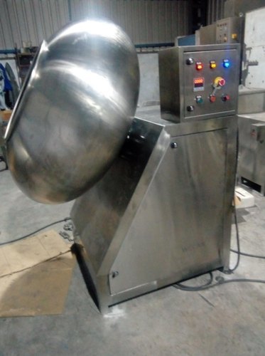 Masala Coating Machine - Stainless Steel Build, Compact Design for Efficient Spicing and Uniform Coating