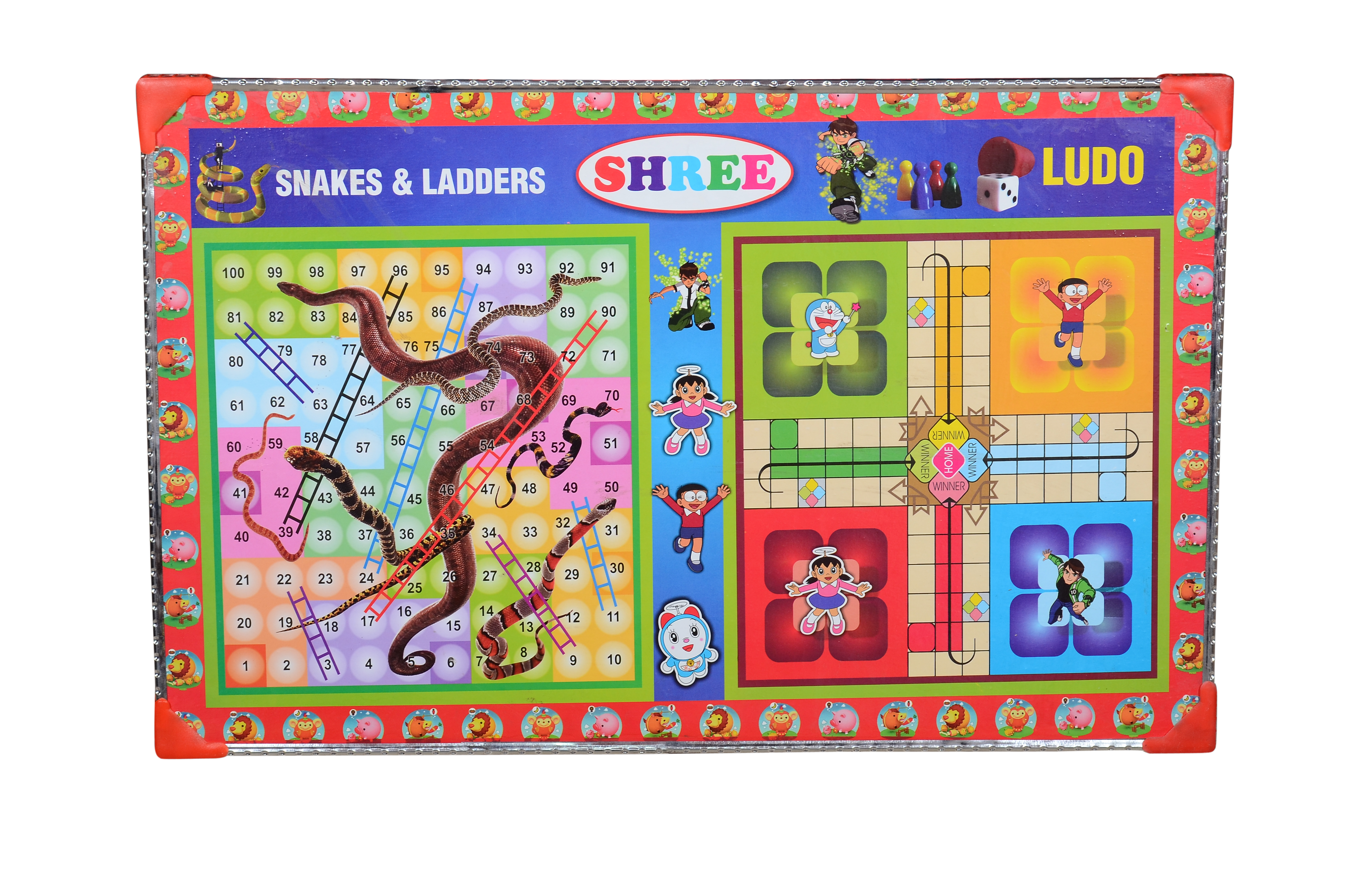 Painted Ludo Folding Table