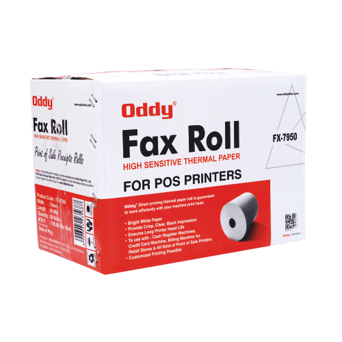 Thermal Paper Rolls - Color: White