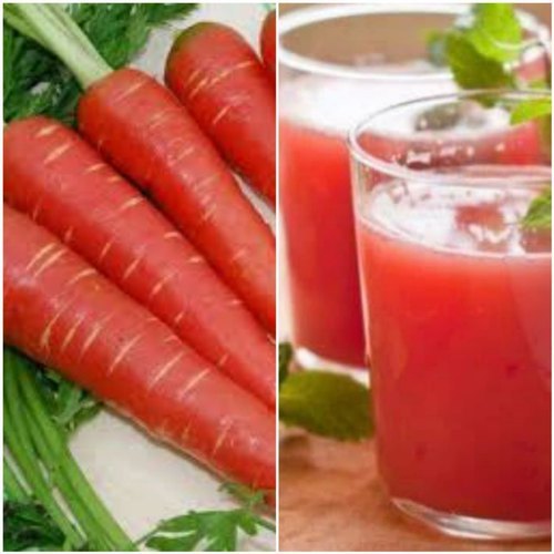 Red Carrot Juice - Nutrient-Rich, Antioxidant-Packed Sweet Taste | Supports Immunity, Eye Health, and Skin Wellness