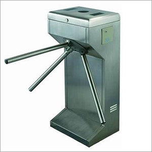 Waist Height Turnstile Tripod - Plastic & Steel, Electric Powered with Alarm Feature