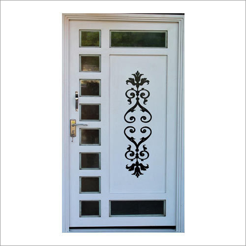 Full Pressed Galvanized Laser Cutting Designer Door Application: Industry