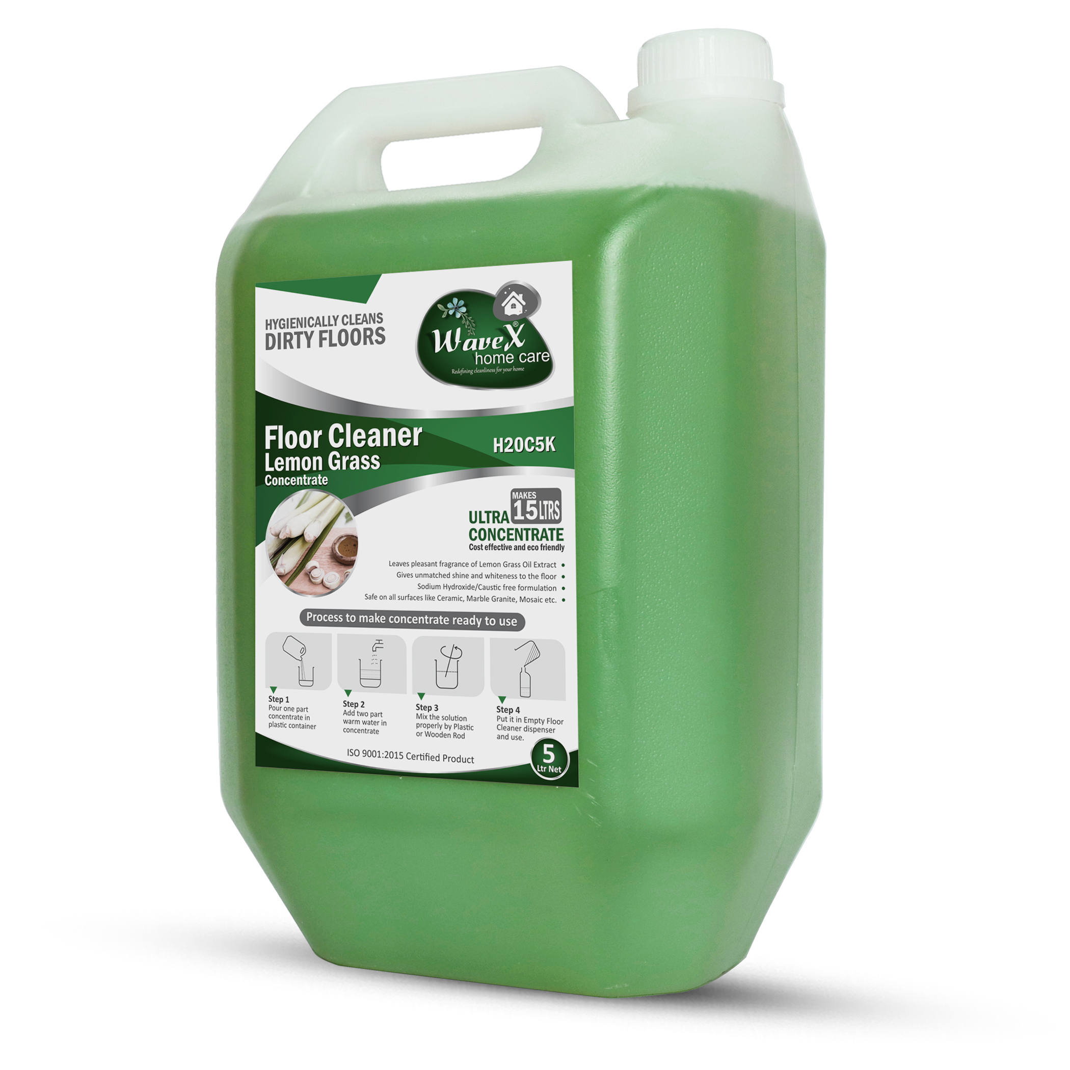 Wavex Floor Cleaner Liquid Lemon Grass Concentrate
