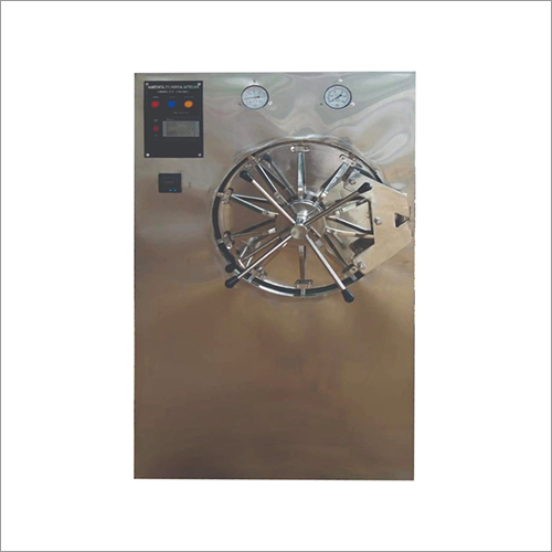 Horizontal Autoclave - MS & SS Material, 1-Year Warranty | Ideal for Industrial Applications