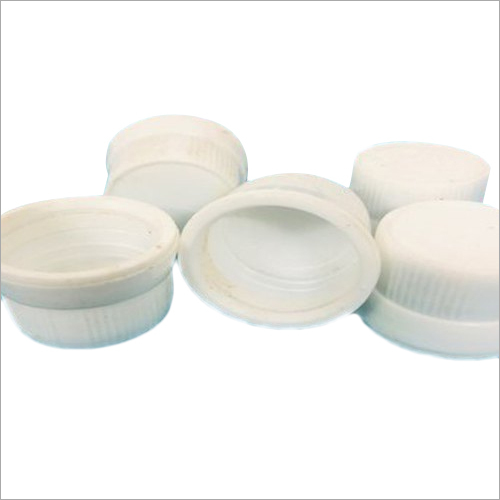 25mm Dual Seal Cap - Plastic Material, Round Shape, White Color | Designed For Laboratory Use, Packaged In Convenient Packet