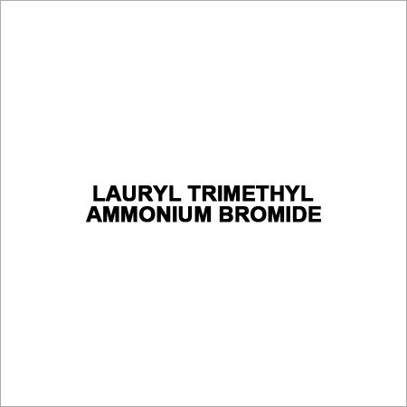 Lauryl Trimethyl Ammonium Bromide - Medicine Grade, CAS No: 1119-94-4, Purity 98% | Applications: Pharmaceutical Industry, Surfactant, Anti-Static Reagent, Water Treatment, Foam Stabilizer, Safe Handling Required
