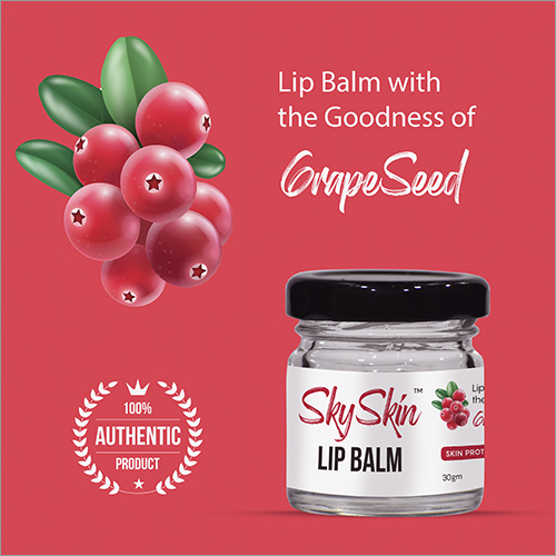 Grape Seed Lip Balm Shelf Life: 01 Years