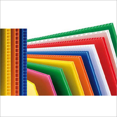 Multicolor Plastic Corrugated Sheets